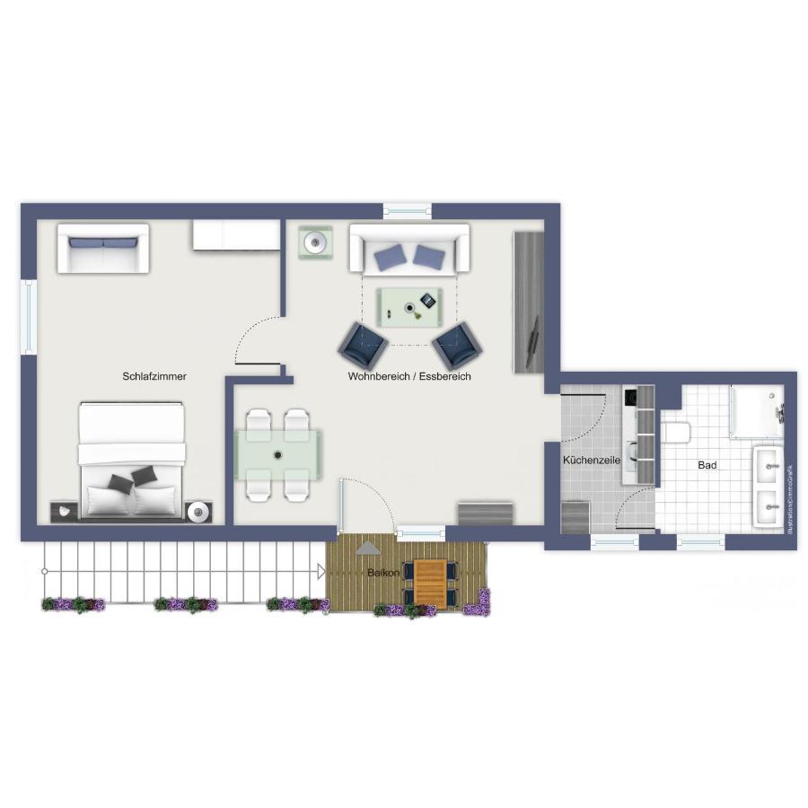 Auf Den Hoefen Wohnung 15 Кюлунгсборн Екстер'єр фото